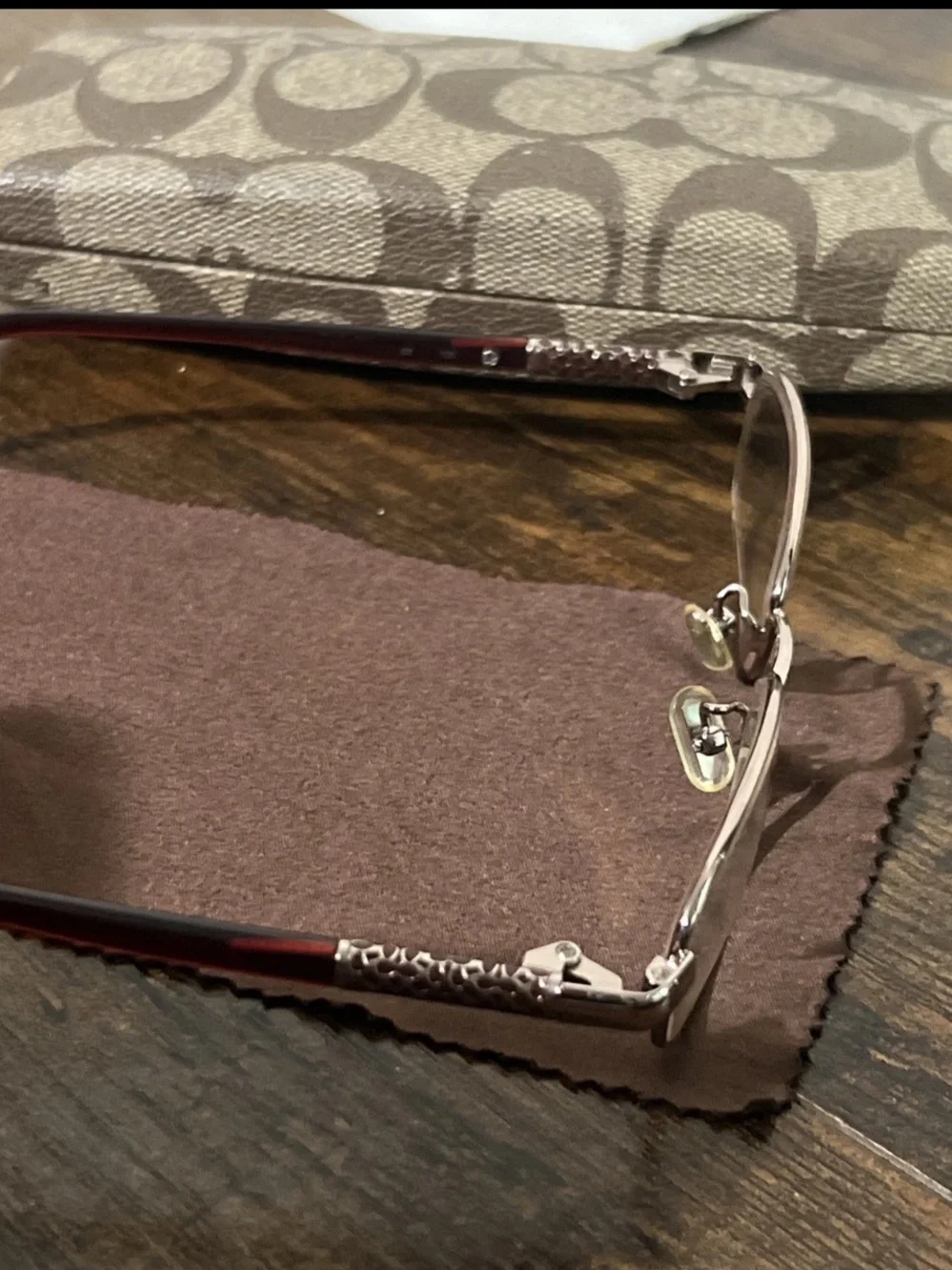 Beautiful Coach Mary Light Rose 243 -51{}61 With Case